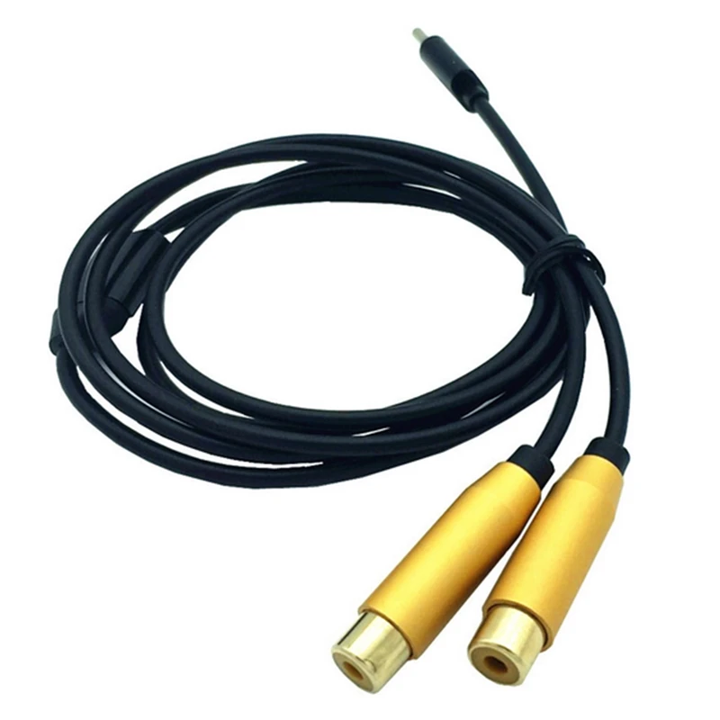 MOOL Двойной Rca разъем типа C Usb сигнал видео Av аудио кабель Соединительный