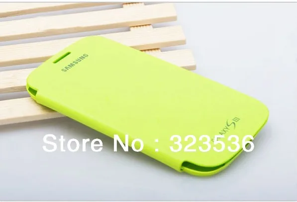 100pcs/lot New Slim Side Flip cover Leather Case for Samsung Galaxy S3 S III 3 i9300 with Retail package +DHL free shipping |