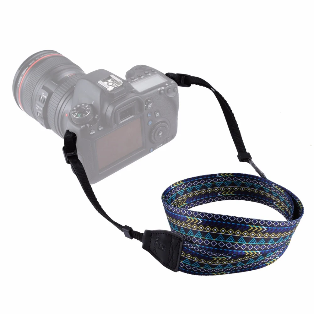 color 4 PULUZ Ретро этнический стиль плеча шеи ремень камеры ремень для sony, Canon, SLR/DSLR камеры s - Цвет: color 4