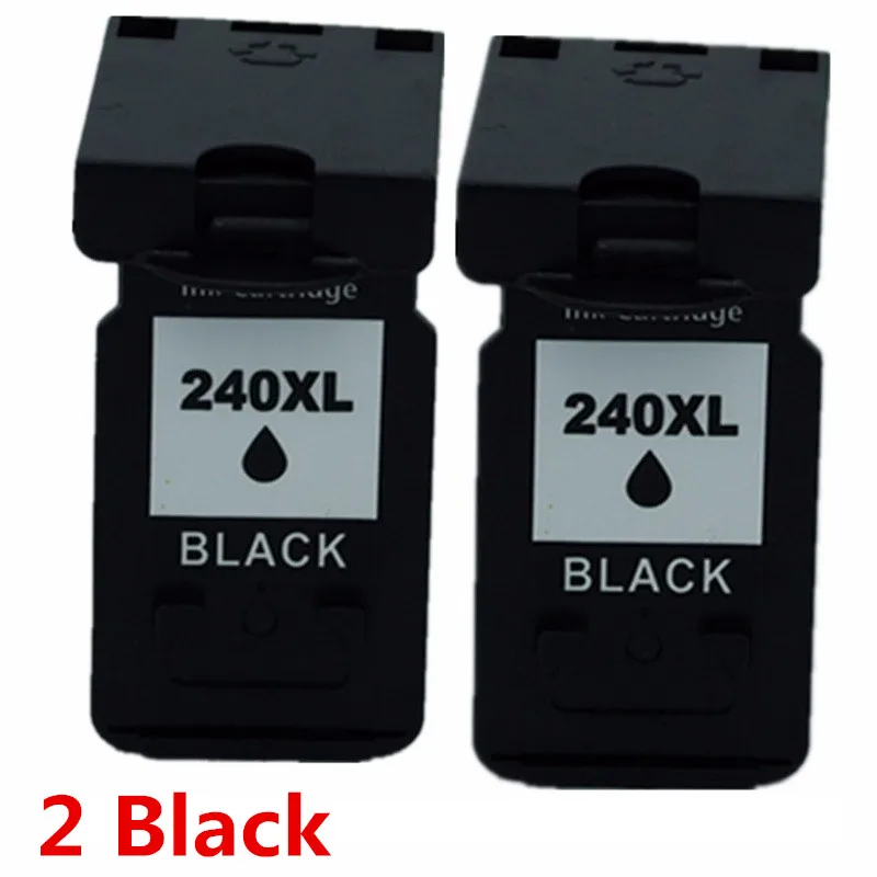 2 Black Восстановленные картриджи для Canon PG-240 XL PG-240XL PG 240 PG240 CL-241XL CL-241 CL241 Pixma MG2120 MG2220 MG3120 MG3220 - Цвет: 2 Black