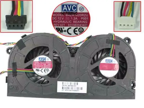 Вентилятор для сервера AVC BAZA1820R2U EliteOne 800 G2 Series 807920-001 DC 12V 1.2A | Компьютеры и офис