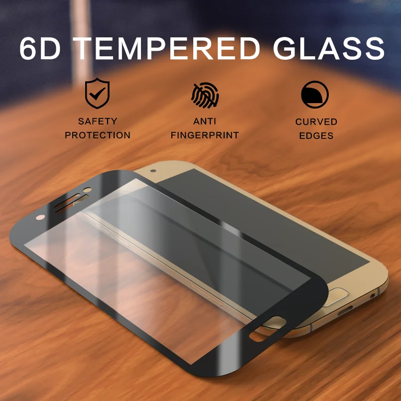 ASINA 6D протектор экрана для samsung Galaxy A5 Закаленное стекло пленка изогнутая полное покрытие протектор экрана для A8 J7