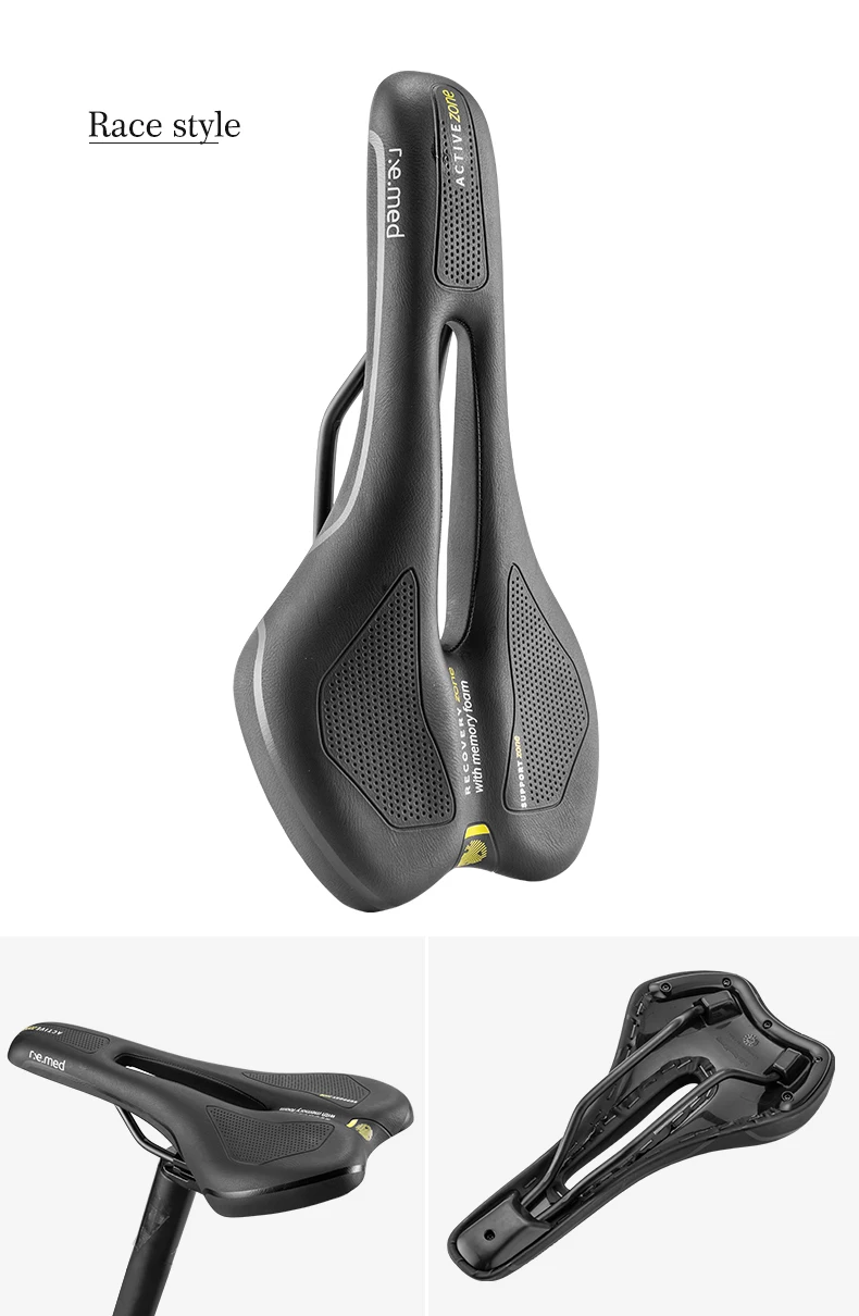SELLE ROYAL велосипедное седло MTB Спортивное полое дышащее губчатое седло с эффектом памяти амортизирующее велосипедное седло унисекс черное
