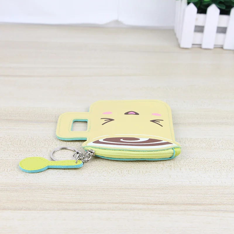 Katuner Творческий кофе чашки дети Kawaii Кошелек для монет обувь для девочек мультфильм мини кошелек для женщин кожаный ключ карты сумка KB080