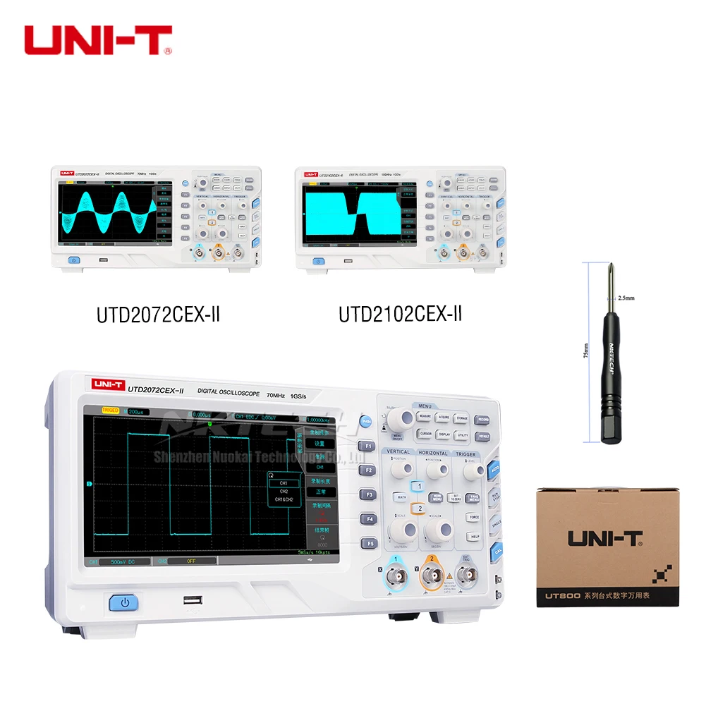Фотографический осциллограф 100x800 8 дюймов TFT 1GS/s 25kpts|Осциллографы| |
