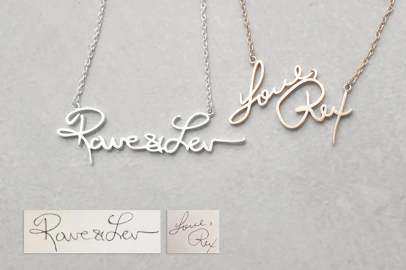 Романтический подарок колье из нержавеющей стали 316L с индивидуальным именем на