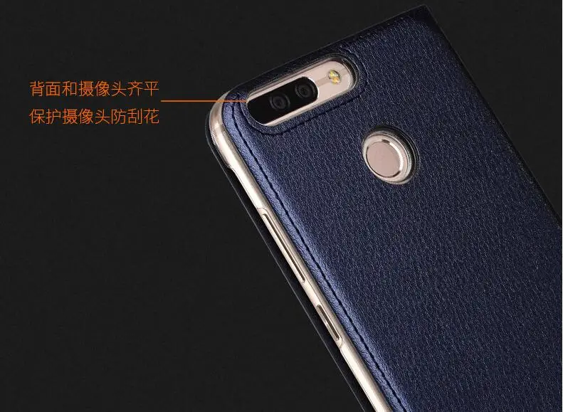 Huawei honor 8 pro Чехол с окошком дизайн Роскошный pu кожаный магнитный флип-чехол для huawei honor 8 pro V9 умный чехол для телефона