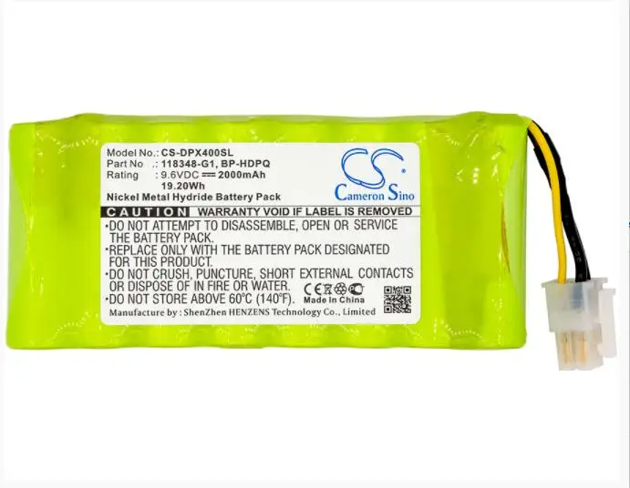 

Cameron Sino 2000mAh battery for DRANETZ HDPQ-Guide HDPQ-Visa HDPQ-Xplorer HDPQ-Xplorer400 118348-G1 BP-HDPQ