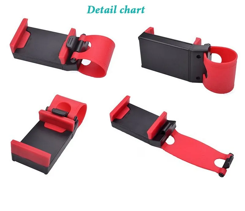 Универсальный Автомобильный руль телефон гнездо держатель перейдите чехол для