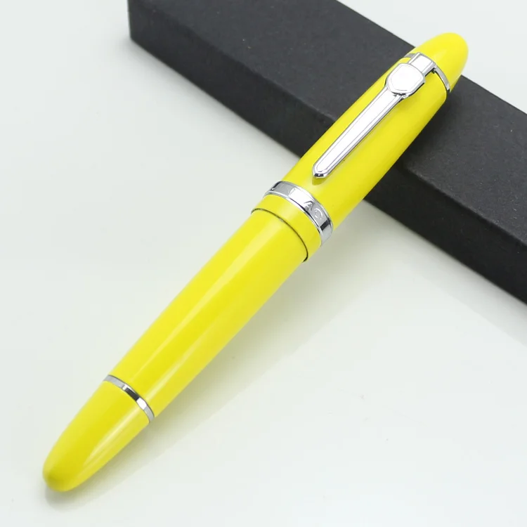 15 JINHAO 159 модные канцелярские принадлежности черные металлические авторучки серебряный зажим высокого качества Школьные офисные поставки подарочные ручки - Цвет: 15