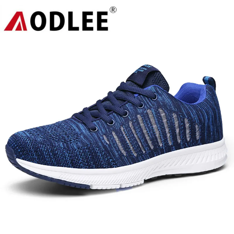 AODLEE Plus Size 45 Mens Shoes Casual Fashion Sneakers for Men Mesh Breathable Walking Trainers | Обувь