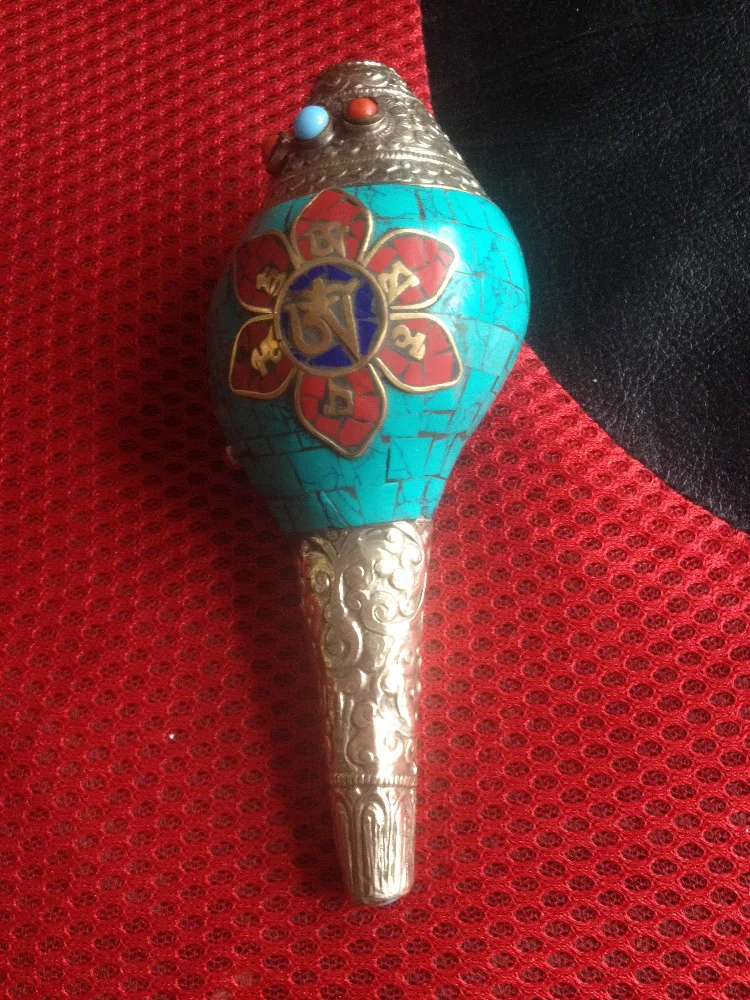 КИТАЙСКИЕ ТИБЕТСКИЕ буддистские медные инкрустированные драгоценные камни