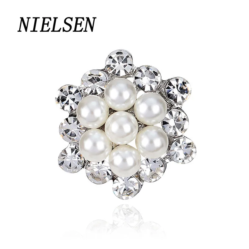 Нильсен цветок Броши для женщин Корейская версия новой экологически чистый