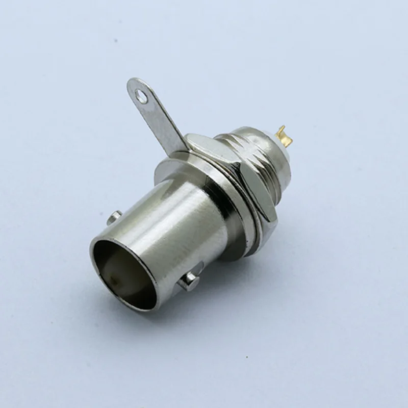 100 шт./лот гнездо BNC Женский Гайка припойный RF разъем адаптера провода conector