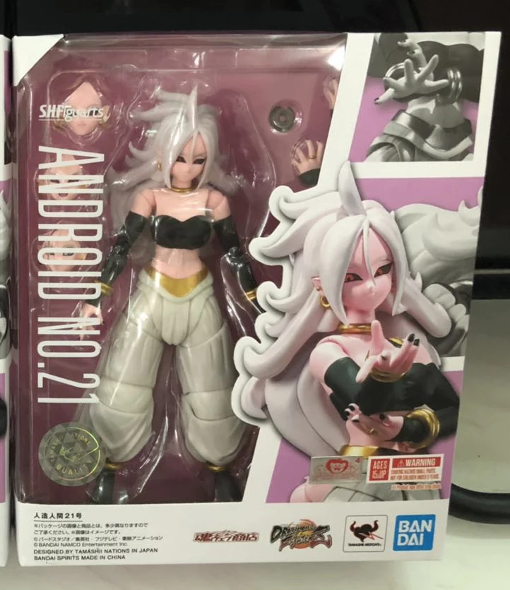 PrettyAngel-Подлинная BANDAI spirts Tamashii нация S. H. Figuarts эксклюзивная фигурка Dragon Ball Fighterz Android No.21