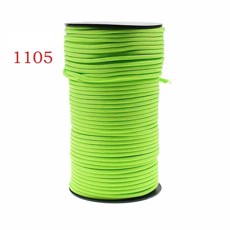 

YINGTOUMAN 100M/LOT Outdoor Survival Parachute 7 Cord Lanyard Paracord 4mm Diameter Micro Cord Spool Rope