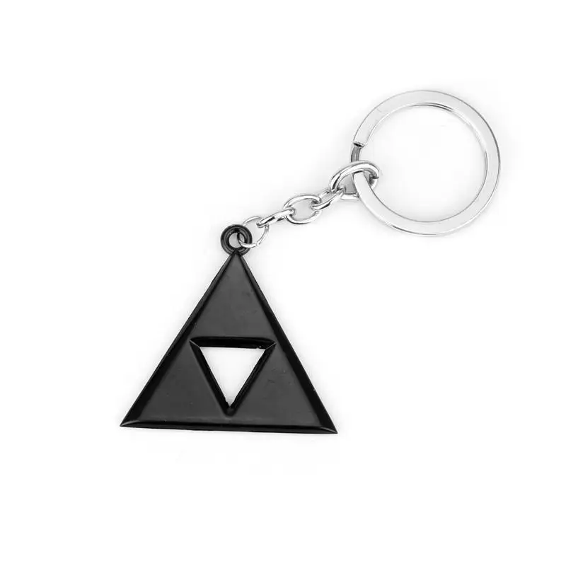 B black Легенда о Зельде брелок Hylian Shield Sheikah slate подвеска брелок аниме брелок Коллекция брелок - Цвет: B black