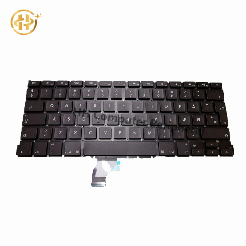 Совершенно новая клавиатура для ноутбука A1502 Apple MacBook Pro Retina 13 3 &quotA1502 датский Дания