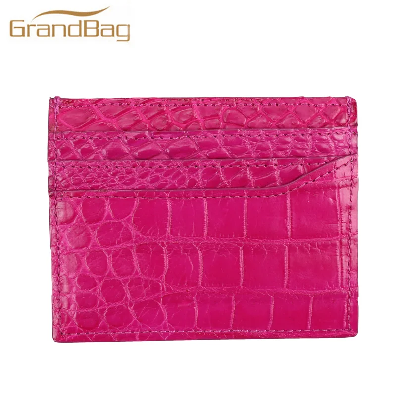 Наивысшее качество класса люкс из натуральной крокодиловый Аллигатор кожаная