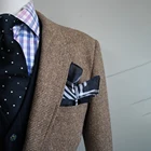 Мужской твидовый пиджак коричневого цвета на заказ, повседневный твидовый пиджак на заказ, мужской твидовый пиджак на заказ, роскошный костюм