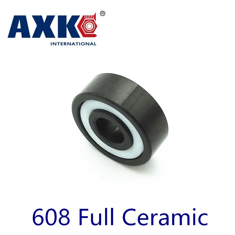 2019 прямые продажи настоящий Axk 608 Полный керамический подшипник (1 шт.) 8*22*7 мм Si3n4