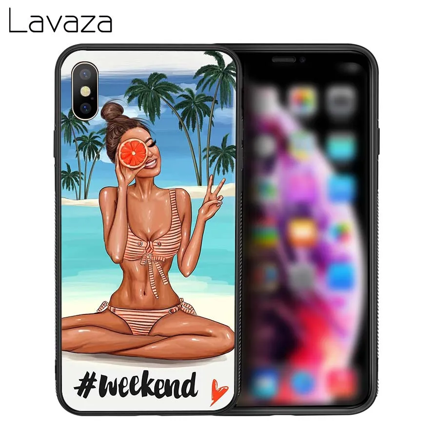 Lavaza/Модный мягкий чехол из ТПУ для Apple iPhone 6 6S 7 8 Plus 5 5S SE X XS MAX XR | Мобильные телефоны