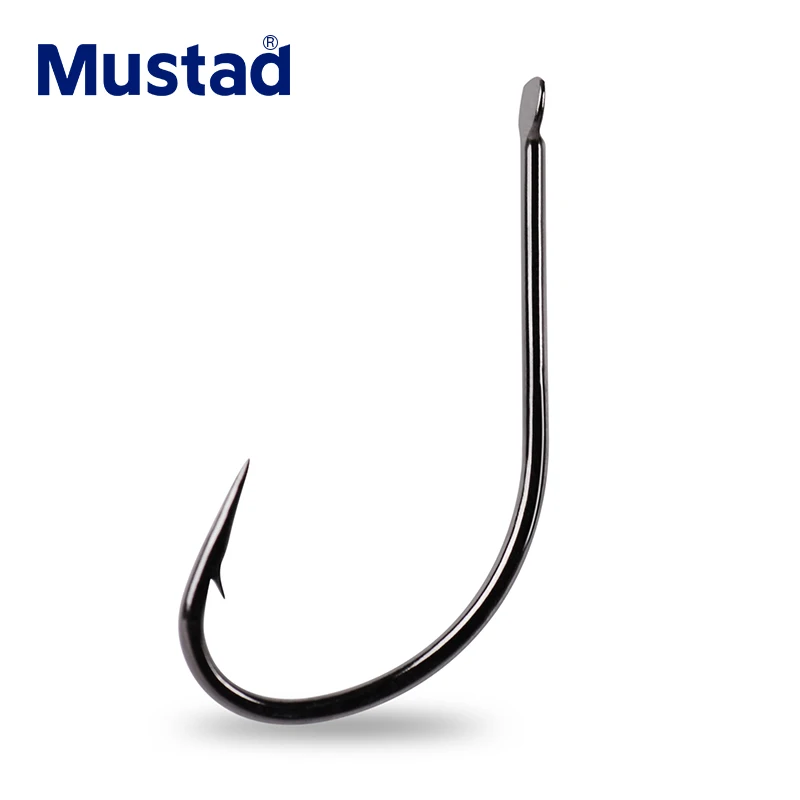 

5packs/lot Mustad Fishing Hooks Strength Wanshi Barbed Hook 10667 High Carbon Steel Soft Bait Crank Fish Hook Freshwater 4#-24#