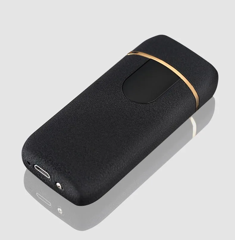 USB плазменная Зажигалка двойная дуга Бесплатный Лазерный Логотип ветрозащитная Электронная зажигалка для сигарет Somking