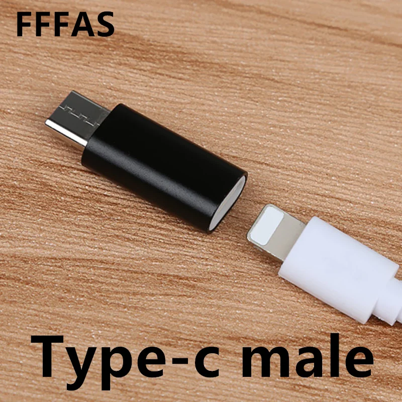 FFFAS Type C Male к 8 Pin Female USB кабель конвертер зарядное устройство Type-c разъем адаптер для