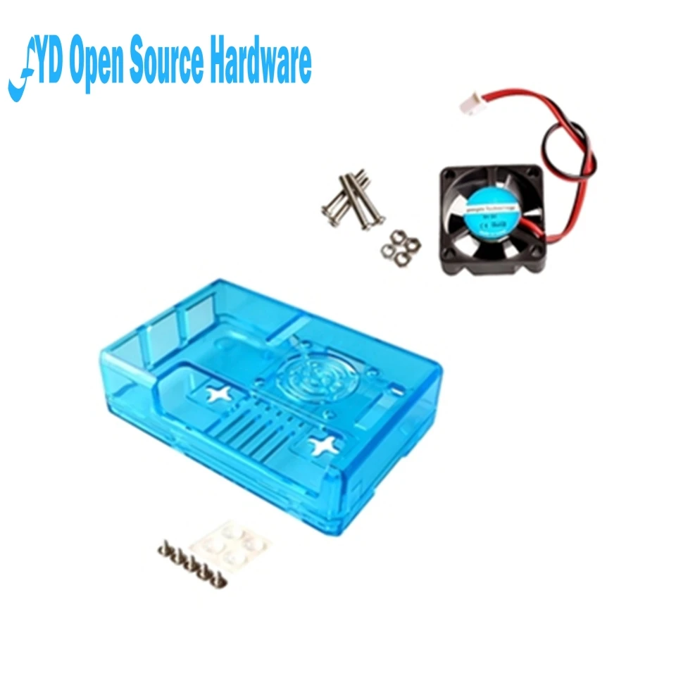 1 шт. чехол Raspberry Pi 3 ABS Прозрачный/красный/синий прозрачный корпус коробки +