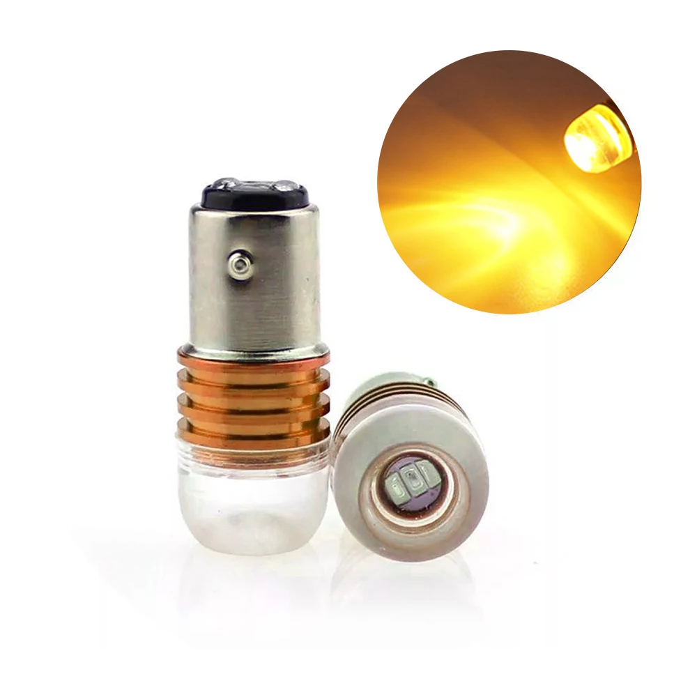 2шт Авто 1157 led BAY15D P21/5W Автомобильный светильник стоп-сигнал мигающий лампа DC12V