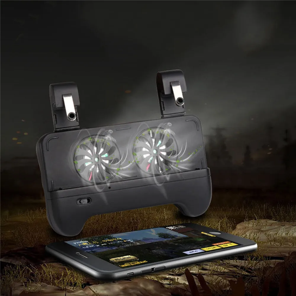 Игровой геймпад Pubg джойстик ручка охлаждающий вентилятор с кнопкой огня триггер для 4,7-5,5 дюймов IOS Andriod смартфон геймпады