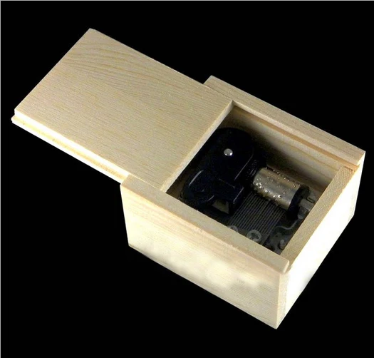 Ветер музыкальные движения части DIY музыкальная деревянная коробка синий Дунай