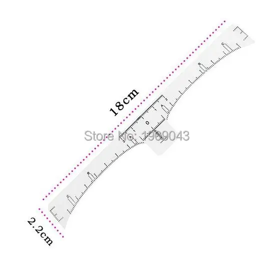 100 шт. Новое поступление Одноразовые трафареты для бровей шейпер линейка