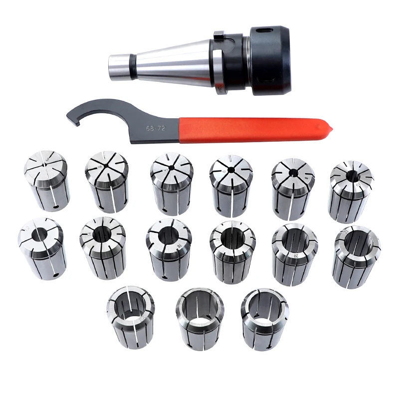 17 шт. держатель для инструментов 7:24/ISO40|milling chuck set|collet chuckcnc tool holder |