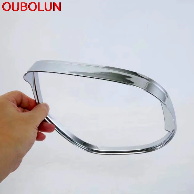 OUBOLUN ABS хромированное боковое зеркало заднего вида защита от дождя