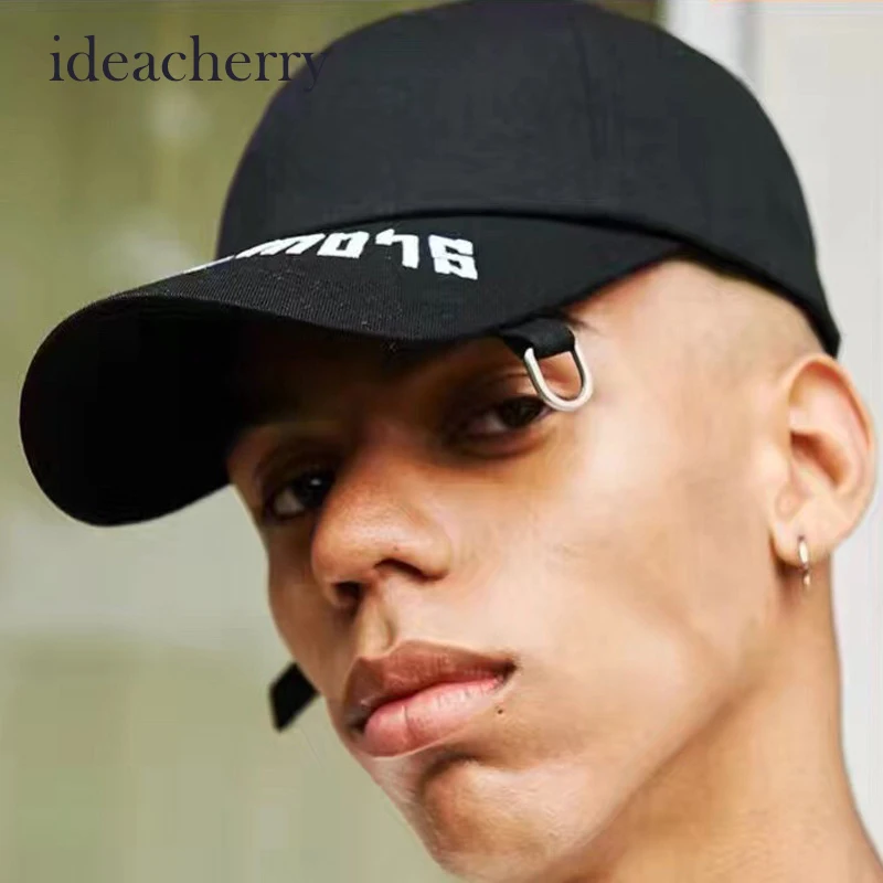 IdeaCherry 2017 Snapback Замши Бейсболка Мужчины Металлическое Кольцо Письмо UOUOLU Кости Cap