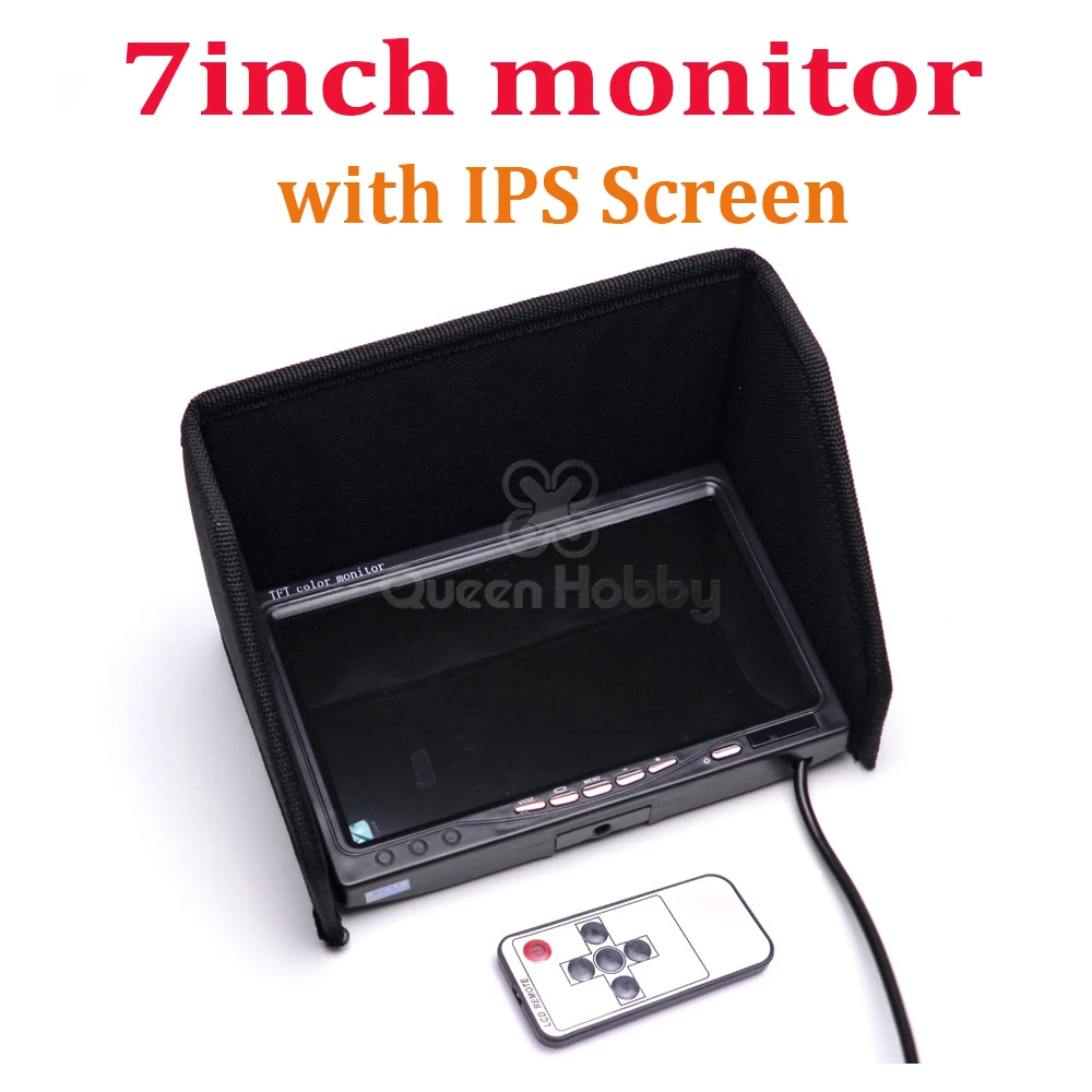 ЖК дисплей 7 &quot монитор 1024x600 FPV экран IPS дюймов для радиоуправляемой