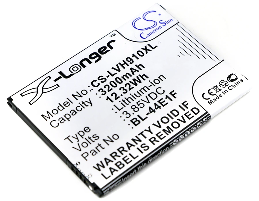Аккумулятор Cameron Sino для LG F800 H910 H915 H918 H990 K10 Pro 2017 LS777 LS997 LV3 M153 US996 V20 VS995 3200 мАч|3200mah