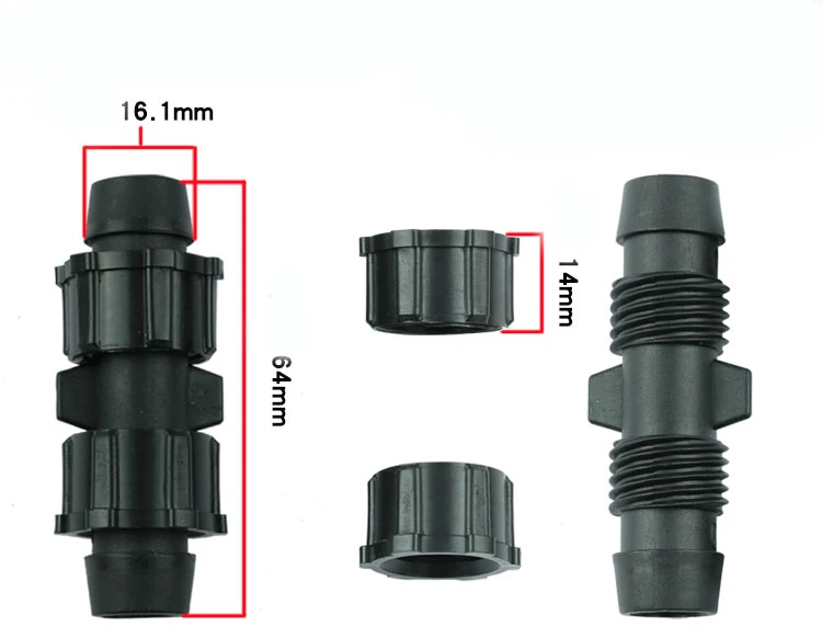 NuoNuoWell 5 шт. капельная лента фитинги 16 мм водопроводный шланг ремонт прямой