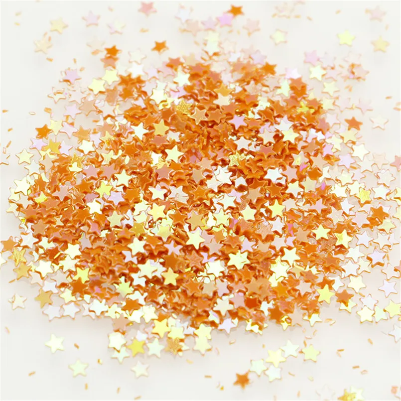 100 г украшения для ногтей аксессуары блестки Твердые пятиконечная звезда