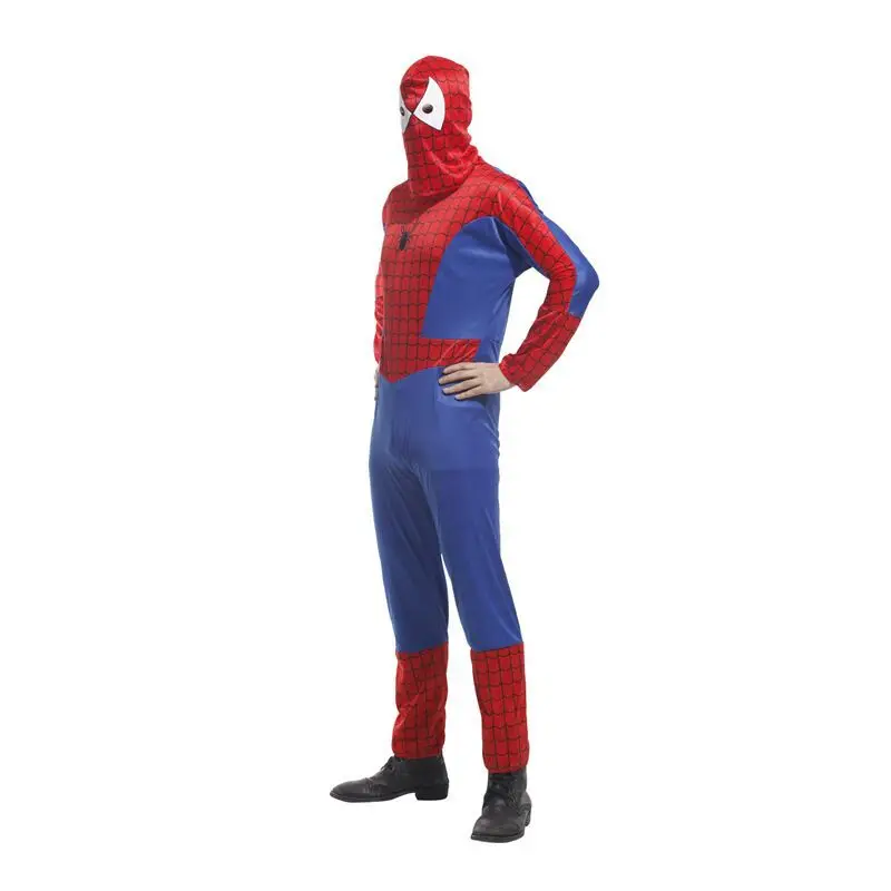 Классический Костюм Супергероя человека-паука для взрослых из лайкры и