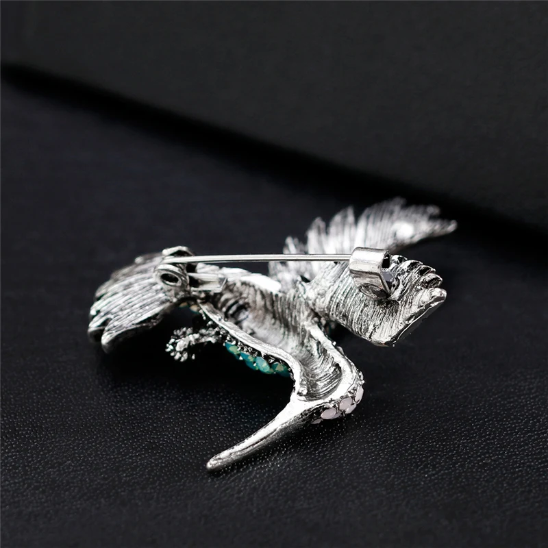 Эмаль дятел булавки и броши для женщин Птица Животное Брошь украшения со