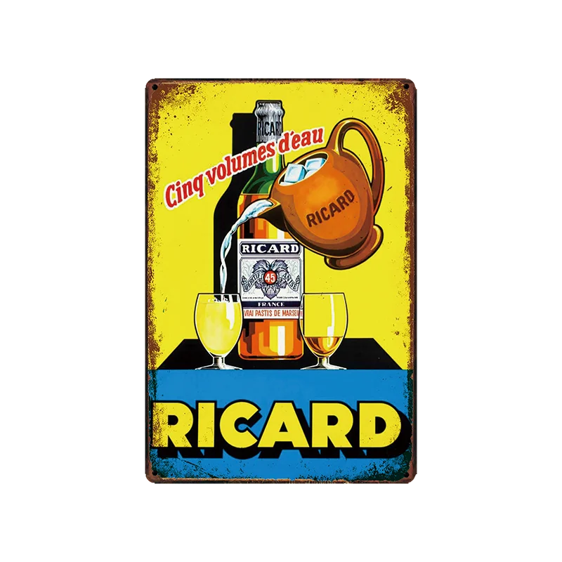 [WellCraft] капитан пиво Guinness Ricard плакаты металлическая вывеска настенная тарелка Паб Бар винтажная живопись персональный декор LT-1722 - Цвет: SL-10620