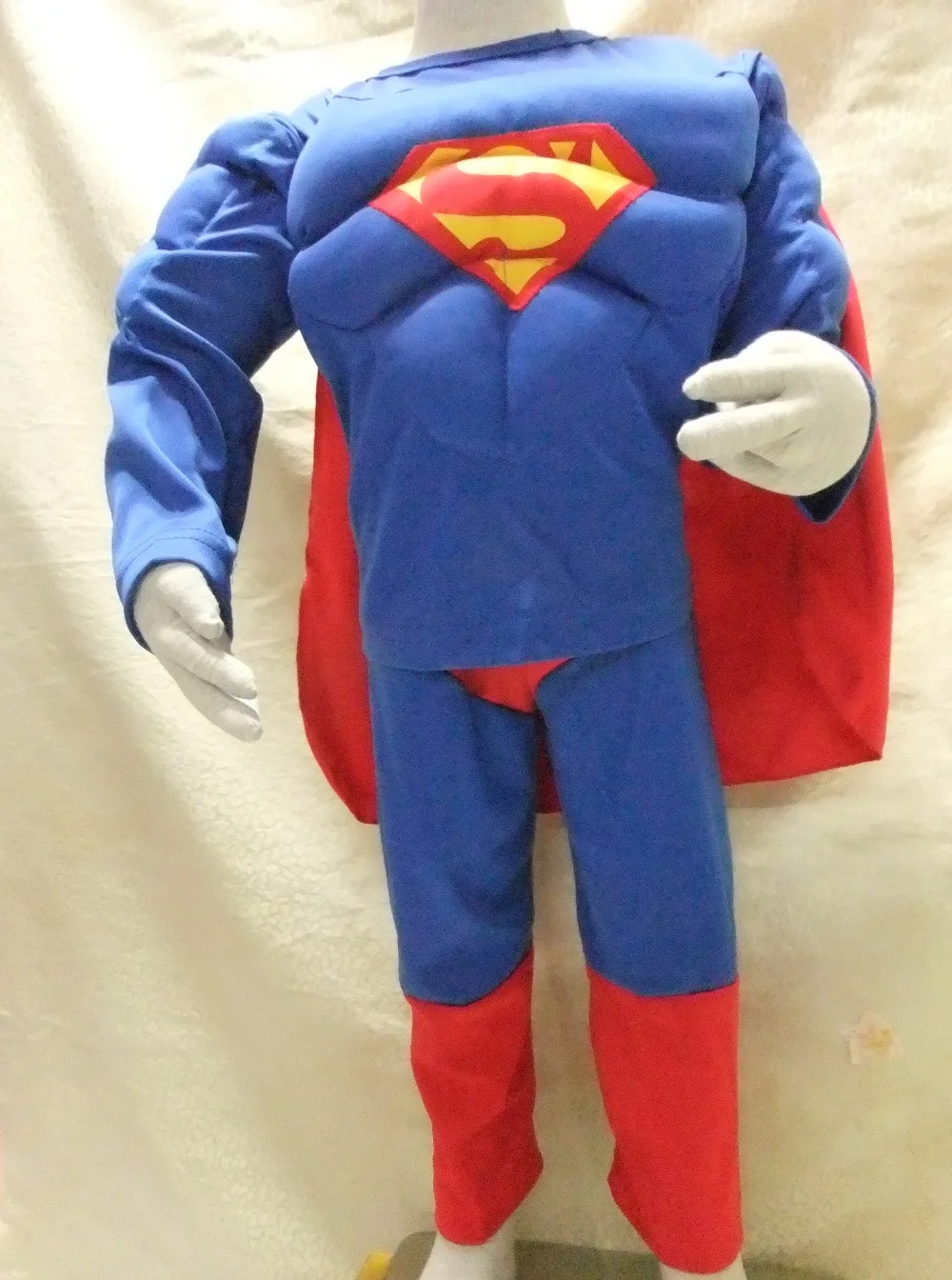 

3-7 years Halloween Party costumes Children's muscle model clothing Role-playing clothing,Long-sleeved T-shirt 16812#