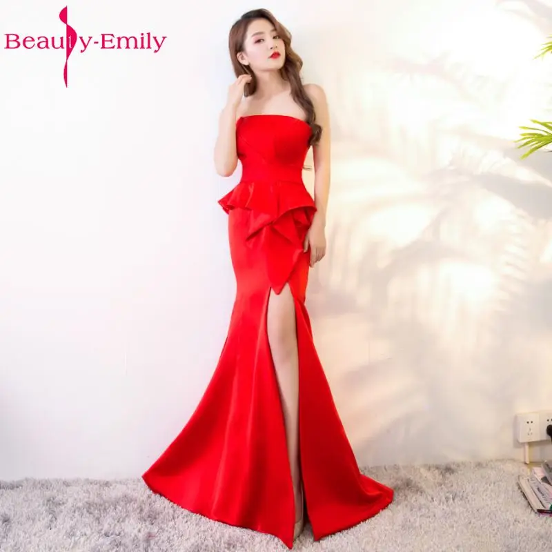 Длинное пикантное Пятнистое Вечернее Платье Beauty Emily 2020 платье русалки На