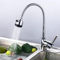 copper plumbing hose kitchen faucets sink set 360%c2%b0 rotatable cold mixer tap