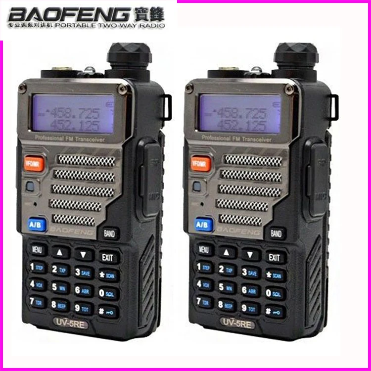Портативная рация PTT Bao Feng Pofung Uv 5re 2 шт. радиоприемник Baofeng для Talky Walky двухсторонний