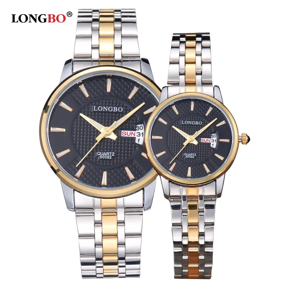 Лидер продаж мужские часы Топ бренд Роскошные день дата нержавеющая сталь