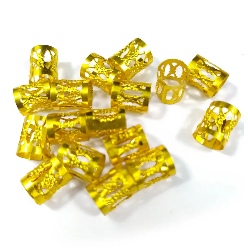 Металлические манжеты для волос Dreadlocks аксессуары из филигранью алюминиевые